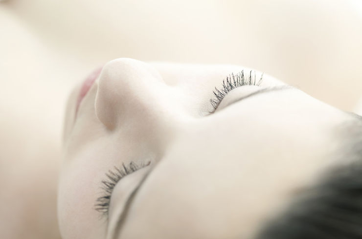 透明感のある肌